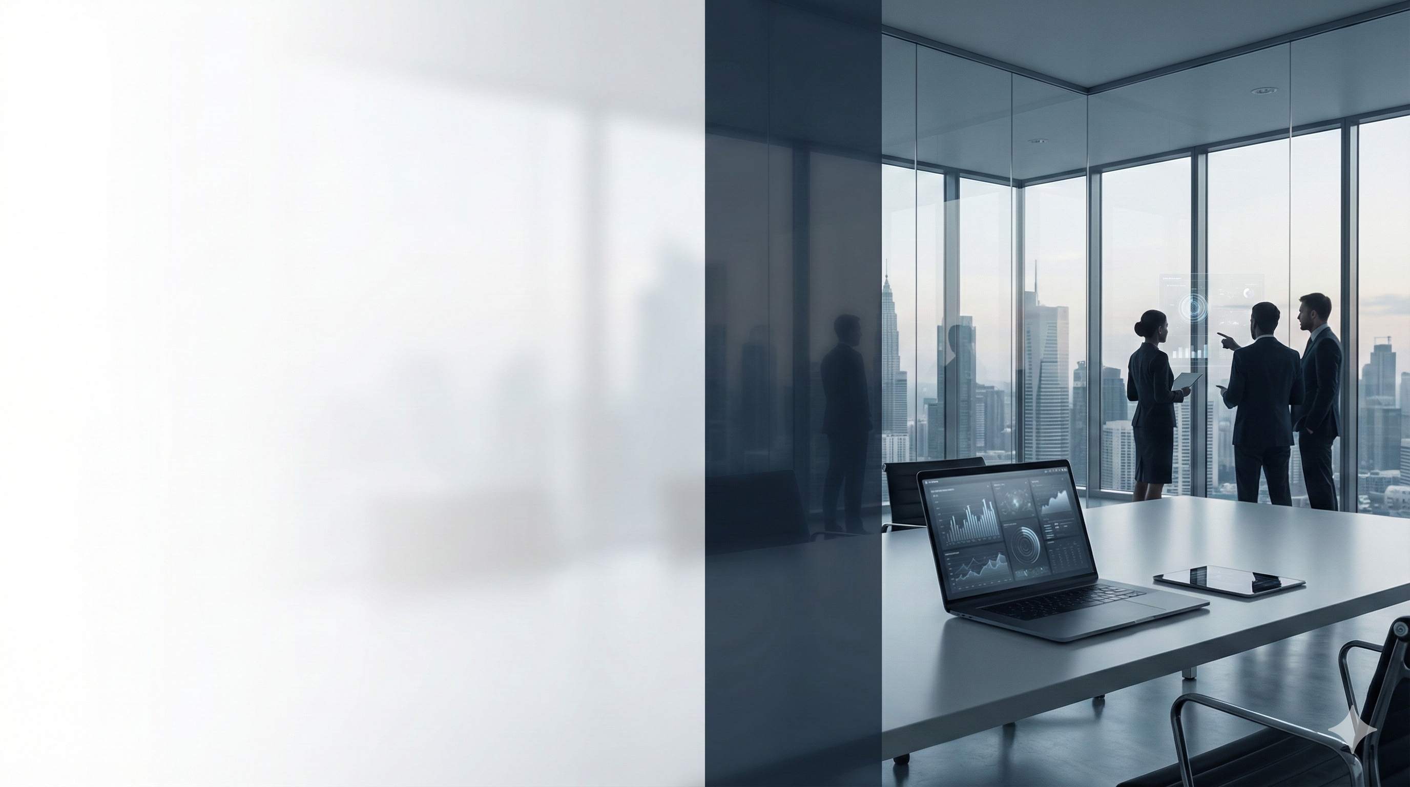 Growth Partners Japan|AI×WEB戦略コンサルティングの現場 株式会社Growth Partners JapanのWEBマーケティング・AI戦略コンサルティング会議風景。オフィスでデータ分析を行うビジネスチーム